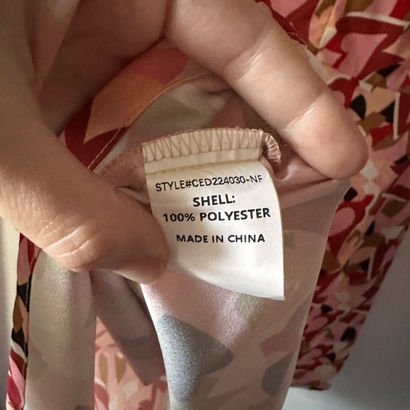 MELLODAY Floral A-Line Minidress in Red Pink size M - Picture 9 of 12